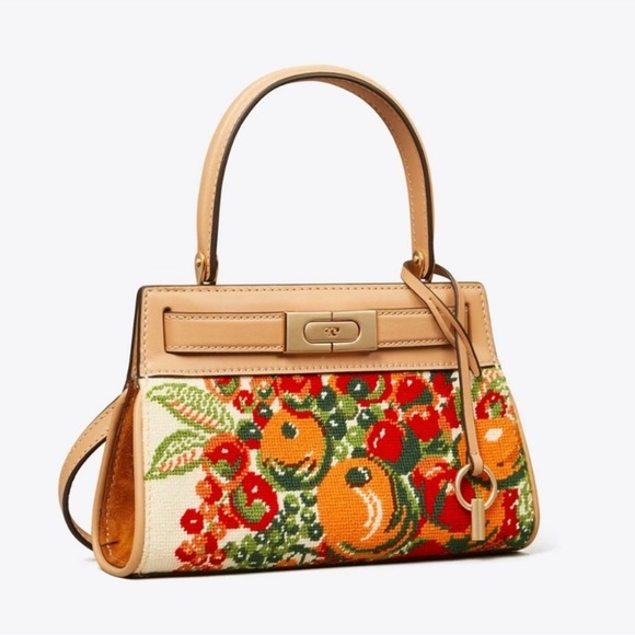 🔥NeW! Tory Burch Lee Radziwill Needlepoint Petite Bag - Picture 3 of 15